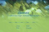 CAHSEE California High School Exit Exam ChipMatt EricCrystal.