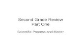 Second Grade Review Part One Scientific Process and Matter.