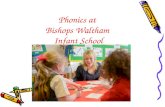 Phonics at Bishops Waltham Infant School. Aims To share how phonics is taught. To develop parents confidence in helping their children with phonics and.