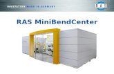 RAS MiniBendCenter. L min =50 mm L max =600 mm B min =40 mm B max =600 mm B L H S (mild steel) Technical Specification s max = 3 mm H max = 127 mm.