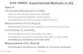 March 26, 2004EAS 4/88031 EAS 4/8803: Experimental Methods in AQ Week 11: Air Quality Management (AQM) Clean Air Act (History, Objectives, NAAQS) Emissions.
