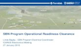 Linda Bagby - SBN Program Electrical Coordinator ICARUS Electronics Meeting 27 January 2016 SBN Program Operational Readiness Clearance.