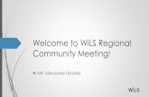 Welcome to WiLS Regional Community Meeting!  UW- Milwaukee Libraries.