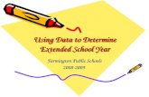Using Data to Determine Extended School Year