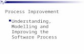 Process Improvement Understanding, Modelling and Improving the Software Process.