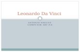 ANTONIO NOGUEZ COMPUTER ART P:6 Leonardo Da Vinci.