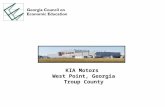 KIA Motors West Point, Georgia Troup County. NPR Clip.