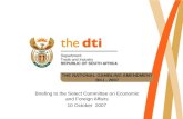 THE NATIONAL GAMBLING AMENDMENT BILL, 2007 Briefing to the Select Committee on Economic and Foreign…