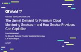 The Unmet Demand for Premium Cloud Monitoring Services—and How Service Providers Can Capitalize
