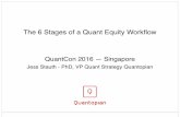 "The 6 Stages of a Quant Equity Workflow" by Dr. Jessica Stauth, Vice President of Quant Strategy at Quantopian