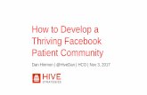 How to Develop a Thriving Facebook Patient Community