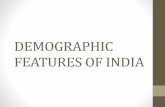 Demographic features of india