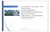 2nd Edition: Client's Guide to Regulated Private Placement Project Funding Programs