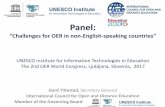 Challenges for OER in non-English-speaking countries