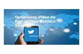 WORKSHOP: Optimising Video As Part of Your Content Strategy - 3XE Digital