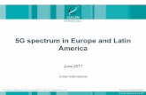 5G Spectrum in Europe and Latin America