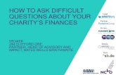 B2: How to ask difficult questions about your charity's finances