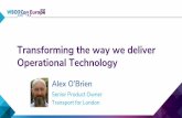 [WSO2Con EU 2017] Transforming the Way We Deliver Operational Technology