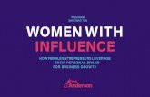 Jane Anderson Whitepaper- Women with Influence