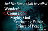 he will be called counselor