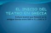 El inicio de el teatro griego