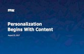 Episode 1: Personalization Begins with Content
