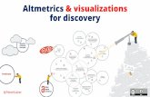 Altmetrics & visualizations for discovery