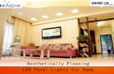 Aesthetically Pleasing LED Panel Lights for Home