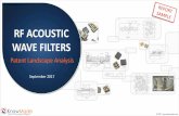 RF Acoustic Wave Filters 2017 Patent Landscape report published by Yole Developpement