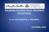 Neuroblastoma en el paciente pediatrico