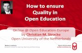 2017-10-27 OEE Online Discussion Quality in Open Education Stracke