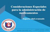 Precurso RCP  actividad 4 consideraciones especiales para la administración de medicamentos rccp