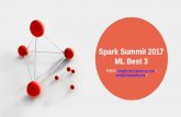 Spark Day 2017@Seoul - Spark Summit 2017 ML Best 3