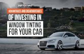 Advantages And Disadvantages Of Investing In Window Tinting For Your Car