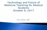 Kim Solez tech&future of medicine for med students fall 2017