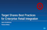 Target Shares Best Practices for Enterprise Retail Integration