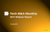 Tech M&A Monthly: 2017 Midyear Report