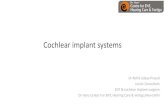 Cochlear implant systems