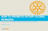 How to Promote Rotary Global Rewards