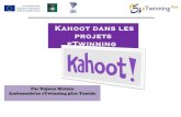Kahoot dans les projets eTwinning par Najoua SLATNIA