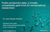 Public proteomics data: a (mostly unexploited) gold mine for computational researchers