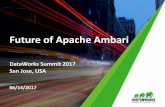 Future of Apache Ambari