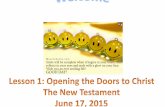 Opening the Doors to Christ