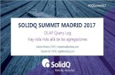 OLAP Query Log: Hay vida más allá de las agregaciones -  SolidQ Summit 2017
