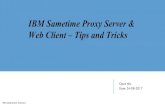 Open Mic - IBM Sametime Proxy Clustering
