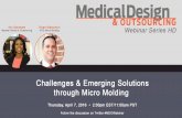 Challenges & Emerging Solutions through Micro Molding