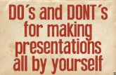 Infographics pt.3: „For a fistful of Dollars“ – DO's and DONT's for making presentations all by yourself