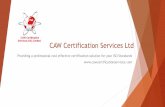 Caw Certification Services - Company Information