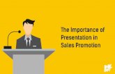 The importance of presentation in sales promotion