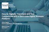 How to Digitally Transform and Stay Competitive with a Zero-code Digital Business Platform